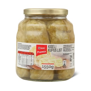 Kiseli kupus u listovima Premia 1550g