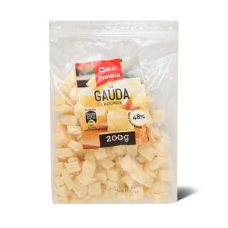Gauda 48% kockice Premia 200g