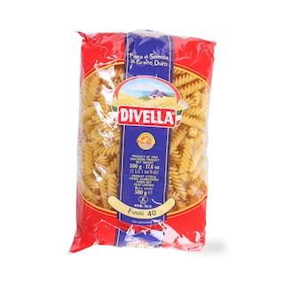 Testenina Fusilli 40 Divella 500g