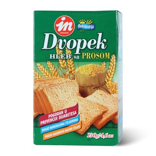 Dvopek hleb sa prosom 130g