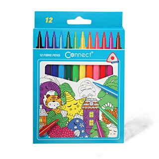 Flomasteri 1/12 Connect trouglasti