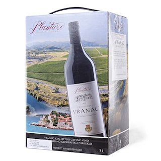 Vino Vranac bag in box Plantaze 3L