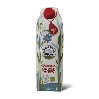Organsko sveze mleko 2.8% 1l