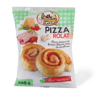Smrznuta pizza/rolat Mara 500g