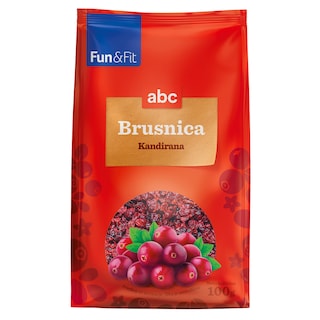 Kandirana brusnica ABC 100g