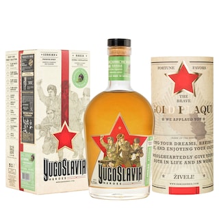 Rakija Yugoslavia heroes travar.box 0,7l
