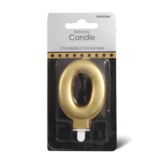 Sparkl svecica 0 Gold Amscan 9,3cm