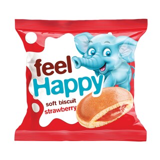 Biskvit Feel Happy jagoda 42g