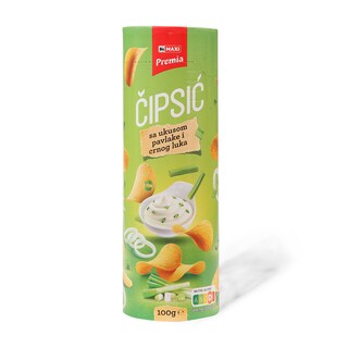 Cipsic pavlaka/crni luk Premia 100g