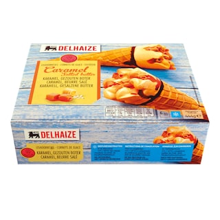 Sladoled kornet karamel DLL 6kom 444g