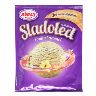Sladoled.dezert van.i karamel Aleva 75g