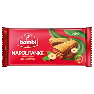 Napolitanke lesnik Bambi 185g