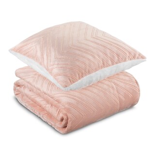 Dormeo Warm hug set 2021 roze 130x190