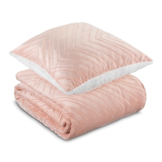 Dormeo Warm hug set 2021 roze 130x190