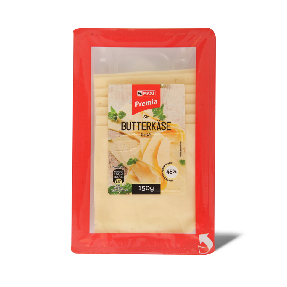 Sir Butterkäse 45% Maxi 150g slajs