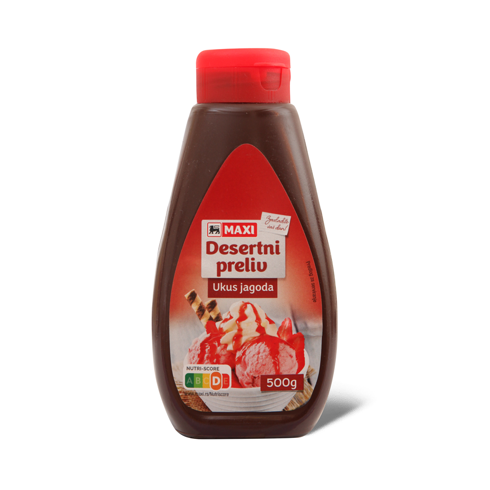 Desertni preliv jagoda Maxi 500g