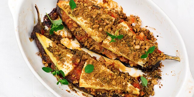 Pečeni plavi patlidžan sa parmezanom