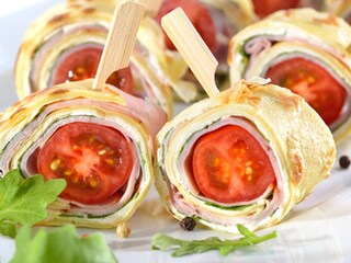 Rolovane slane palačinke