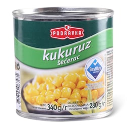 Kukuruz secerac Podravka 340g