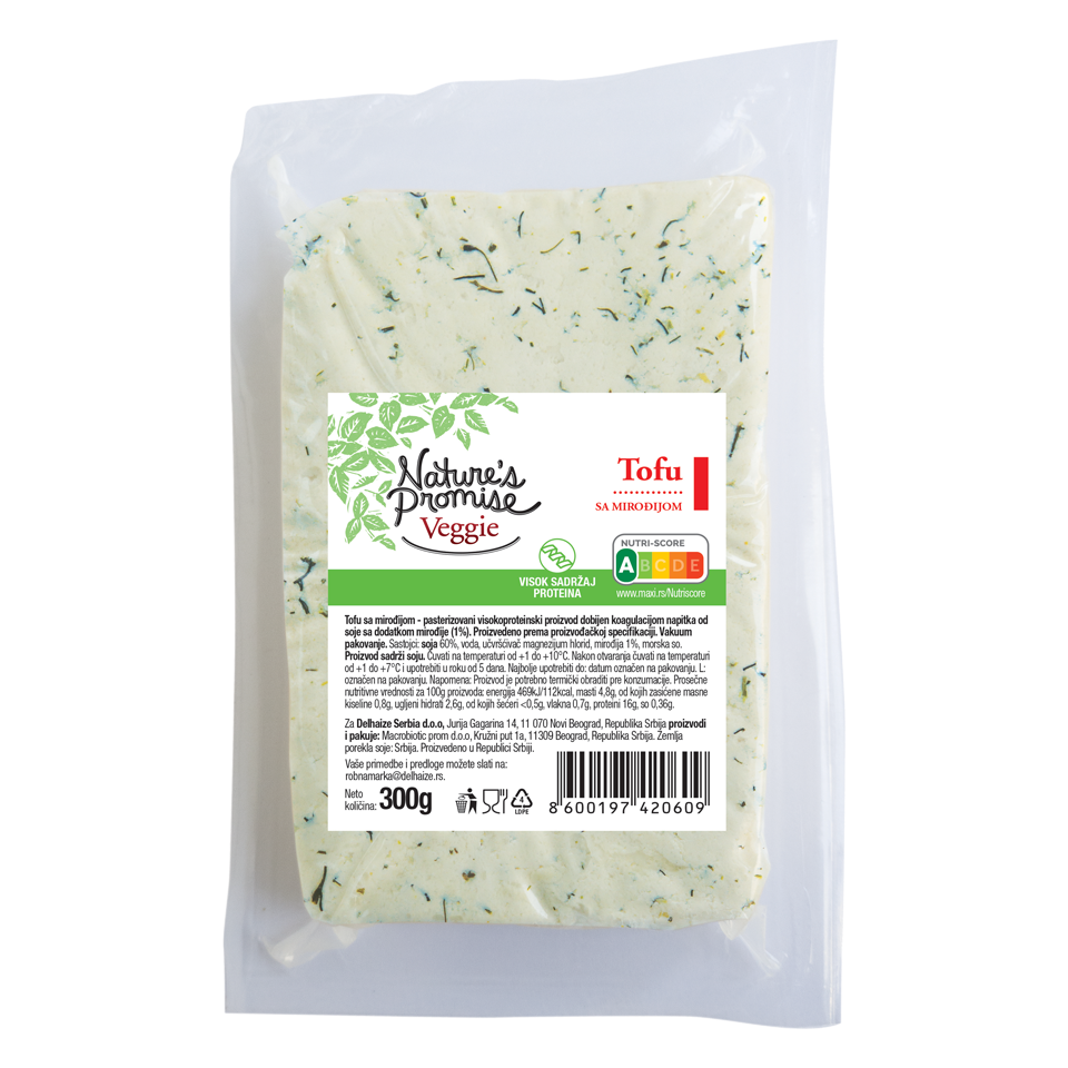 Tofu sa mirodjijom Nature's Promise 300g