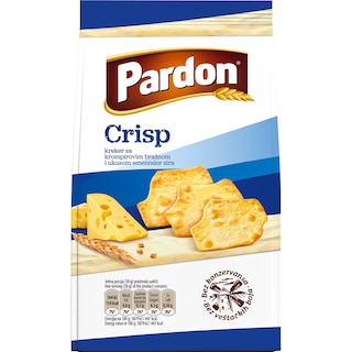 Kreker Crisp emental sir Pardon 75g
