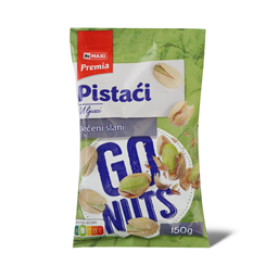 Pistaci ljus,pec,slani Premia 150g