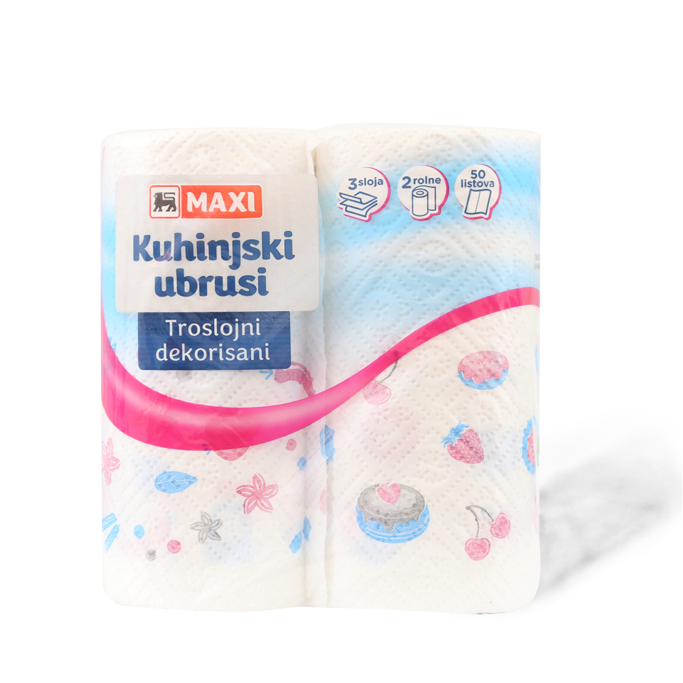 Kuhinjski ubrus dekor Maxi 3sl 2/1