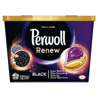Perwoll Renew Caps Black 28WL