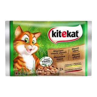 Hrana/macke Kitekat lovacki meni 4x100g