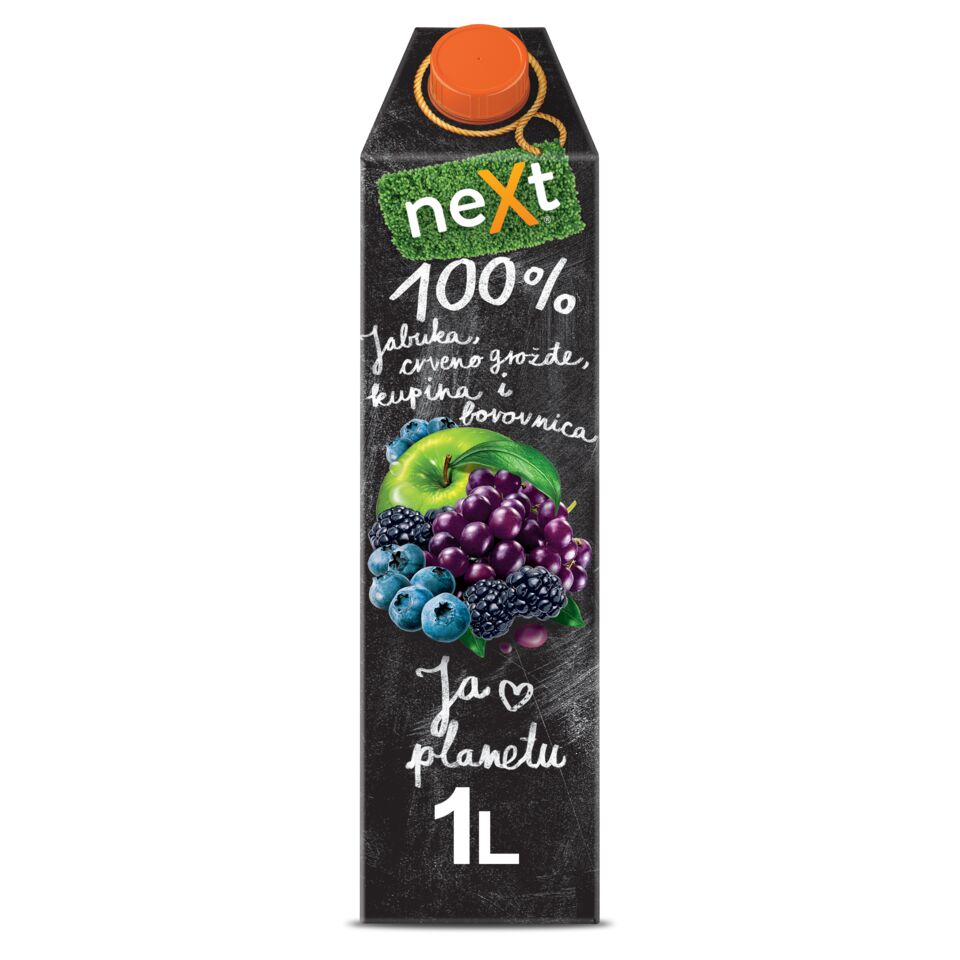 Sok mocne bobice 100% Next Premium 1l
