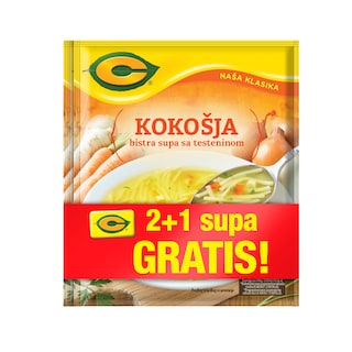 Supa kokos.bistra C 2+1 gratis (3x58g)
