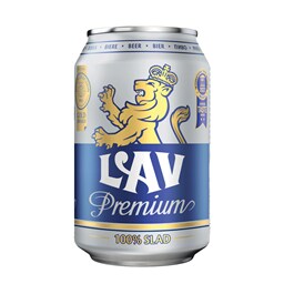 Pivo Lav Premium limenka 0.33l