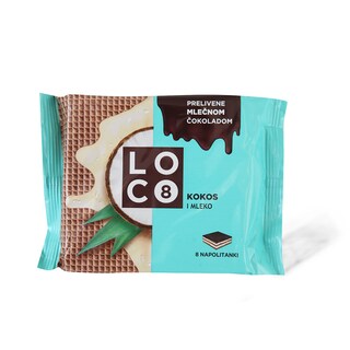 Napolitanke Loco prel.kokos/mleko 115g