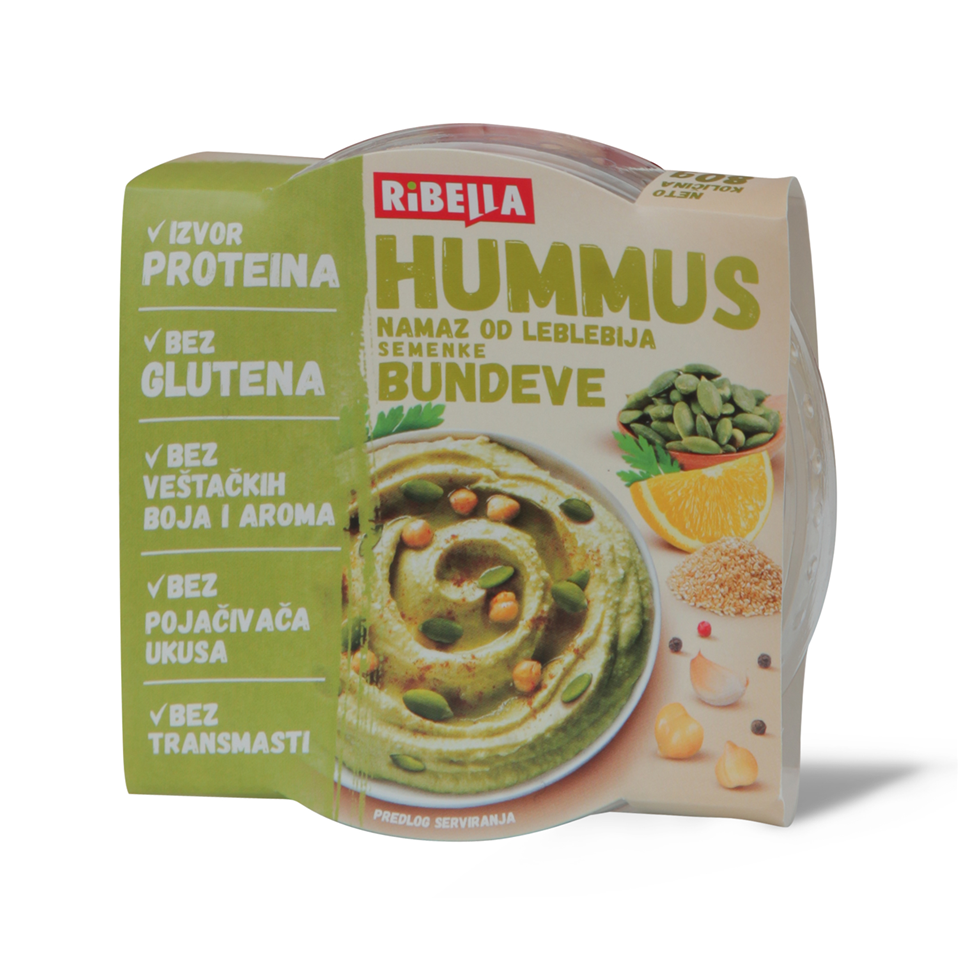 Houmous seme bundeve Ribella 80g