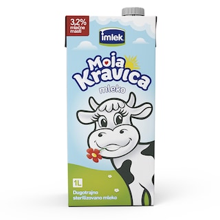 Mleko ster.3.2%mm BP slim Moja kravica1l