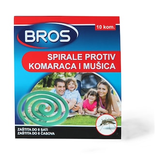 Spirale protiv komaraca Bros 10 kom.