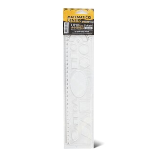 Lenjir 30cm matematicki uni-line