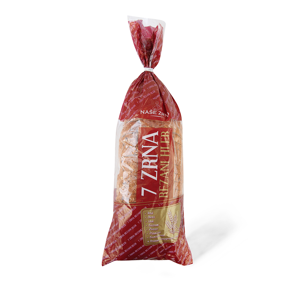 Hleb 7 zrna Nase zrno seceni 450g