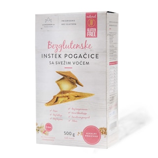 Instek pogacice sa jabukom bezgl.500g