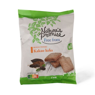 Bezglutenski kakao keks NP 130g