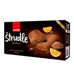 Strudla Brownie  pomorandza Medela 240g