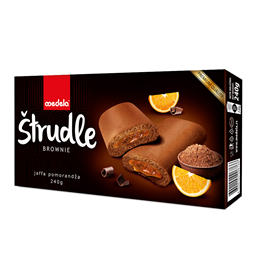 Strudla Brownie  pomorandza Medela 240g