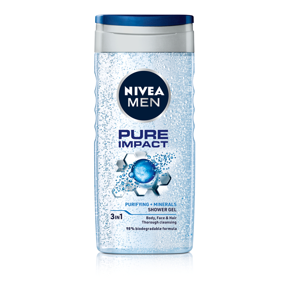 Gel/tusir.Pure Impact men Nivea 250ml