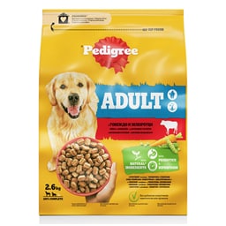 Briketi govedina&povrce Pedigree 2,6kg