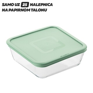 Cetvrtasta posuda sa poklopcem 2l Pyrex