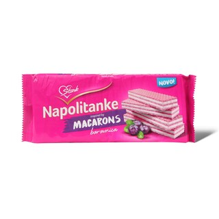 Napolitanke nepreli.borovnica Stark 180g
