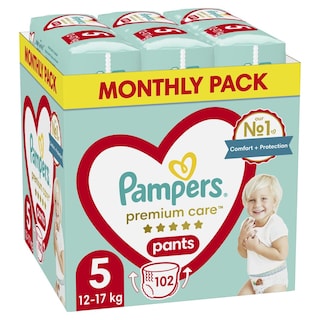 Pampers Premium Care Gacice 102kom vel 5