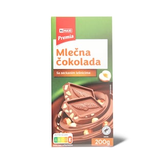Cokolada mlec.seckani lesnici Premi