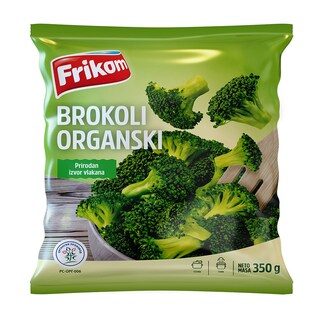 Smrznuti organski brokoli Frikom 350g