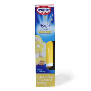 Boja za kolace zuta 10g